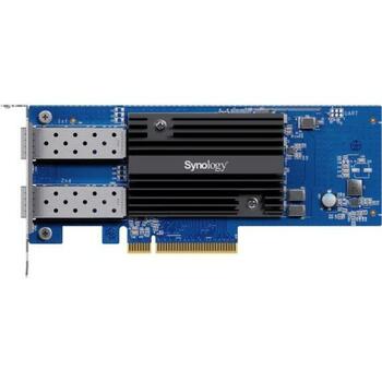 Synology Сетевая карта E10G30-F2 PCIe, SFP+, 10 Гбит/с, 5 лет гарантии, низкопрофильная, -20 - 60 °C, 0 - 40 °C, 5 - 95 % (E10G30-F2)