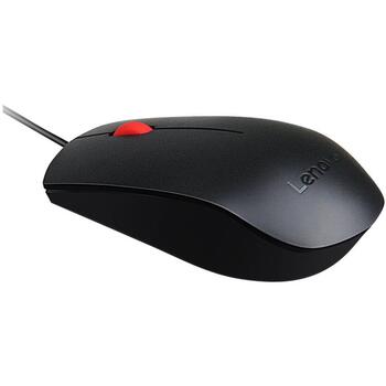 Lenovo USB datorpele MODELIS 4Y50R20863, 1.8 m, 1600 DPI, 3 pogas, optiskais sensors, melna, ambidextriska dizains (4Y50R20863)
