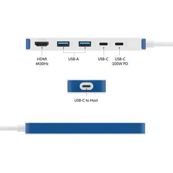 Hyper HyperDrive Flex 5 портов USB-C хаб HD4101BUGL, 1x HDMI, 2x USB-A, 1x USB-C (HD4101BUGL)