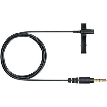 Shure MVL петличный микрофон, MVL-3.5MM, -44dB, 1.52cm, 0.55cm, 1, проводной, omni-directional, ветрозащита для микрофона (MVL-3.5MM)