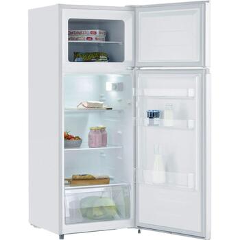 Severin DT 8760 ledusskapis ar saldētavu, 205L, 165L+41L, E, 176kWh/g, 40dB, LED, balts (8760)