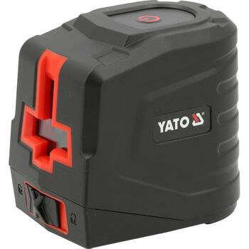 Yato лазерный уровень YT-30426, 25 м, ±1,5 мм/5 м, 505-520 нм, <1 мВт, ±3°, IP54, 2x1,5 В AA, 3 В, 1/4