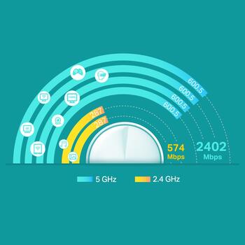 TP-Link Deco X60(2-pack) беспроводная точка доступа, AX3000, 2402+574 Мбит/с, 2x Gigabit, Wi-Fi 6, MU-MIMO, OFDMA, WPA3, HomeCare (Deco X60(2-pack))