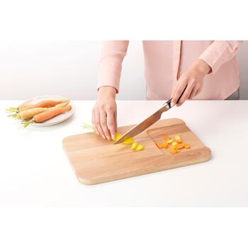 Brabantia деревянная кухонная доска 260742, 40см, 25см, 1,8см, 220г, двусторонняя, бук, коллекция Profile (260742)