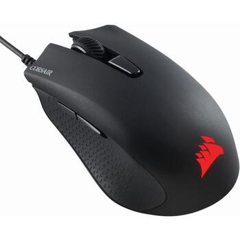 Corsair vadu optiskā spēļu pele HARPOON RGB PRO CH-9301111-EU, 12000 DPI, USB-A, 6 pogas, 1.8 m kabelis, RGB apgaismojums (CH-9301111-EU)