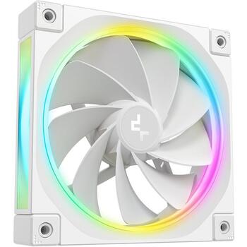 Deepcool Ventilators FL12R WH 3 IN 1 R-FL12R-WHAPN3-G, 120 mm, 55 cfm, 500-2150 RPM, 33.9 dB, PWM atbalsts, RGB LED (R-FL12R-WHAPN3-G)
