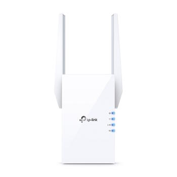 TP-Link RE605X bezvadu signāla pastiprinātājs, AX1800, Wi-Fi 6, 574+1201Mbps, 2.4+5GHz, Gigabit ports, OneMesh, AP režīms (RE605X)