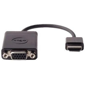 Dell адаптер HDMI на VGA 470-ABZX, HDMI - мужской, HD-15 (VGA) - женский, черный (470-ABZX)