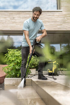 Karcher Мини-мойка K 7 WCM 1.317-400.0, 600л/ч, 180бар/18МПа, 230В/50Гц, 3кВт, 60м²/ч, двигатель с водяным охлаждением (1.317-400.0)