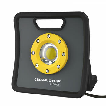 Scangrip Prožektors NOVA-EX 03.5619, 35 W, 1700-3400 lm, līdz 5800 lx @ 0,5 m, IP65, IK07, 10 m kabelis (03.5619)