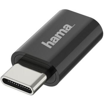 Hama USB адаптер 00200310, 1x микро-USB разъем, 2, 480 Мбит/с, USB-OTG, черный (00200310)
