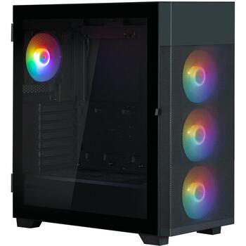 Zalman Корпус для компьютера S5 NEO Black, S5 NEO Black, 7.5кг, 456x215x490мм, 2x3.5/2.5, 2x2.5 SSD, ATX/mATX/Mini-ITX, 7 PCI (S5 NEO Black)