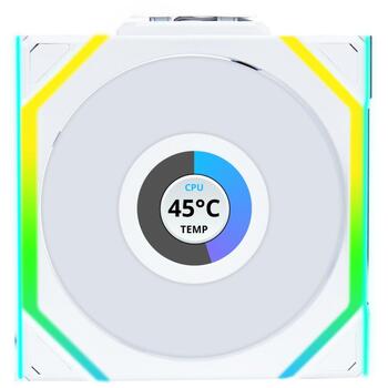 Lian Li Datora ventilators UNI FAN SL Wireless LCD 120 G99.12SLLCD1W3W.00, 120mm, 1900RPM, 2.4mmH2O, 3 ventilatori (G99.12SLLCD1W3W.00)
