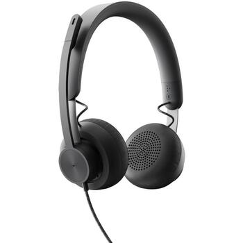 Logitech наушники 981-000875 40 мм, 1.9 м, 32 Ω, 2 микрофона, шумоподавление, USB Type-C, Binaural, UC (981-000875)