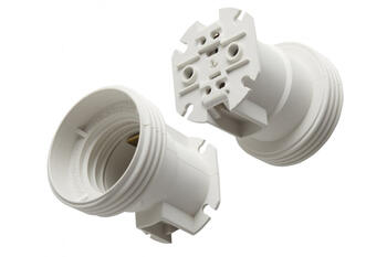 Gtv патрон AE-OPE27P-00, 220-240V, 50-60Hz, 100W, IP20, AC, потолочный, белый, CE, EAC (AE-OPE27P-00)