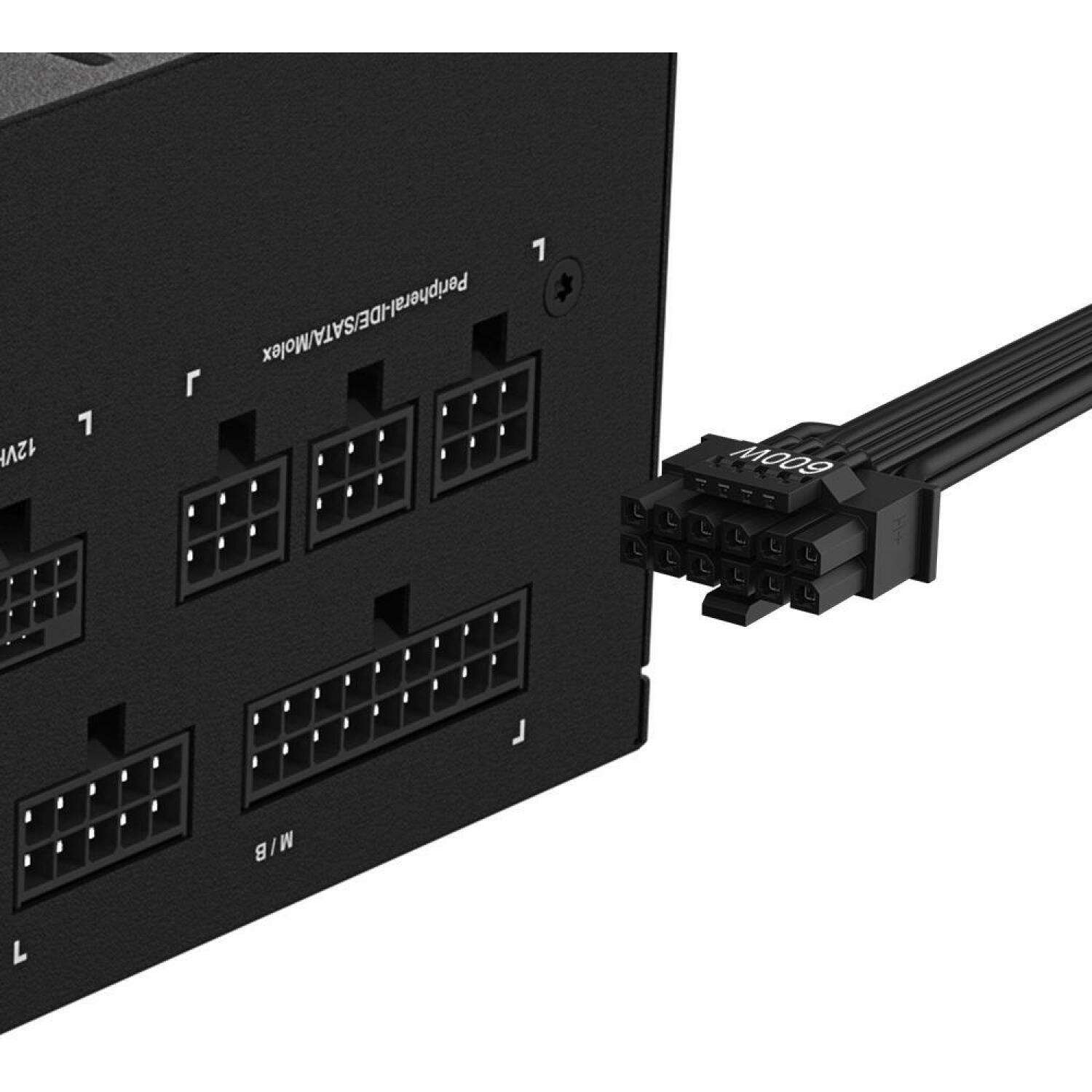 Gigabyte Datora barošanas bloks UD850GM PG5 V2, 850W, 100-240V, 50/60Hz, 80 PLUS Gold, pilnībā modulārs, aktīvā dzesēšana (GP-UD850GM PG5 V2)