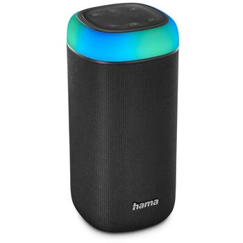 Hama 00188228 Shine 2.0, Bluetooth-колонка, 30 Вт, 12 ч, IPX4, LED, черный (00188228)