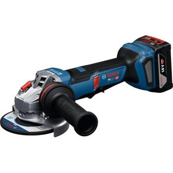 Bosch PRO GWS18V-11PS 06019N4301 угловая шлифмашина, 18В, 125мм, 3000-9000об/мин, M14, 22.23мм, 91дБ, 1.9кг, KickBack Control (06019N4301)