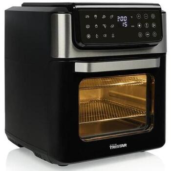 Tristar karstā gaisa friteris-cepeškrāsns FR-9068, 1800 W, 12 L, karstā gaisa tehnoloģija, melns, digitālais panelis, taimeris (FR-9068)