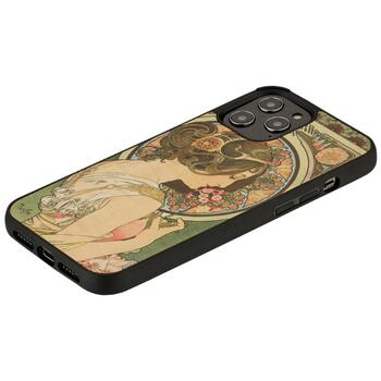 Man&Wood чехол для iPhone 12 Pro Max M8769B, 6.7, дерево, поликарбонат, с изображением (M8769B)