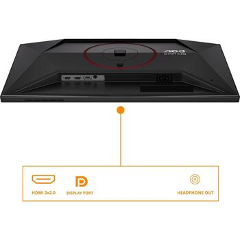 Aoc Монитор 24G4ZR, 1920 x 1080, 240 Гц, 1 мс, Fast IPS, G-Sync, HDR10, Эргономичный дизайн (24G4ZR)