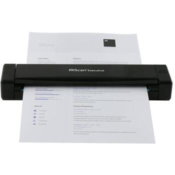 Iris skeneris IRIScan Executive 4 458737, 600 dpi, 7,5 ppm, USB 2.0, divpusējs, CIS, A4, melnbalts, krāsains (458737)