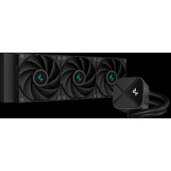 Deepcool Dzesētājs procesoram LS720S ZERO DARK R-LS720-BKNNMM-G-1, 85.85 cfm, 500-2250 rpm, 3 ventilatori (R-LS720-BKNNMM-G-1)