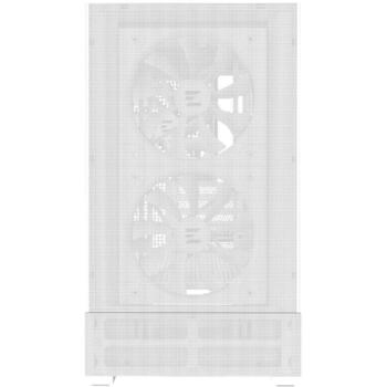 Zalman Корпус для компьютера P30 AIR White, 7,6кг, 452x235x420мм, mATX/Mini-ITX, 5 PCI, 2x140мм ARGB, 1x140мм ARGB (P30 AIR White)