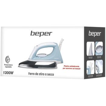 Beper Gludeklis P204FER250, 1300 W, 1.2 kg, 24 cm, 11 cm, 16 cm, nerūsējošs tērauds, ergonomisks dizains (P204FER250)