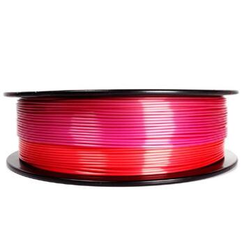 Flashforge Филамент, Silk PLA, 3DP-PLA-SK-01-RP, 1.75 мм, 1 кг, 340 м, FDM, Красный/Фиолетовый (3DP-PLA-SK-01-RP)