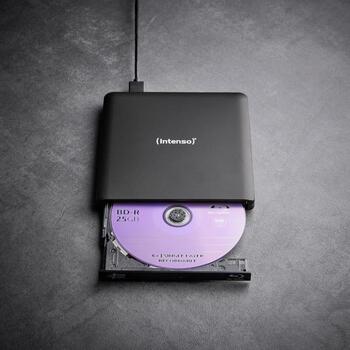 Intenso DVD RW 5401500 USB 3.2, 6x BD-R, 8x DVD+R, 24x CD-R, черный, загрузка спереди, Ashampoo (5401500)