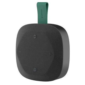 Портативная Bluetooth колонка мощностью 8 Вт и защитой от воды IPX5 HEXAGON 10 TWS Чёрная Зелёная CNE-CBTSP10BG CANYON (CNE-CBTSP10BG)
