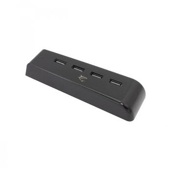 White Shark PS5 4-Port USB HUB CROSS, 4 порта, USB 2.0, черный, USB Type-A, совместим с PS5 (CROSS)