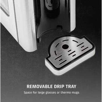Caso HW 666 Inox | Turbo Hot Water Dispenser | Electric | 2200-2600 W | 2.7 L | Plastic/Stainless Steel | Stainless steel/Black (01876)
