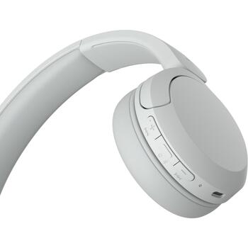 Sony Наушники WH-CH520 КОД, 30mm, 50ч, Bluetooth 5.2, шумоподавление, микрофон, белый (WHCH520W.CE7)