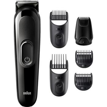 Braun Trimmeris MGK3420, bezvadu, 18 garuma pakāpes, akumulators, melns (MGK3420)