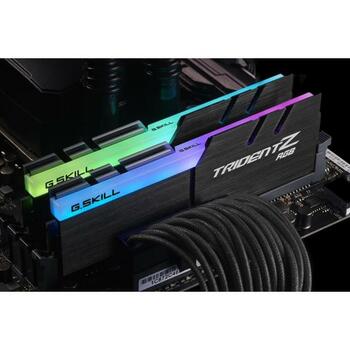 G.Skill память DIMM F4-3200C16D-32GTZRX 32 ГБ, 2 x 16 ГБ, DDR4, 3200 МГц, CAS 16, RGB подсветка (F4-3200C16D-32GTZRX)