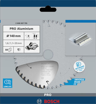 Rokas ripzāģiem PRO ALUMINIUM CORDLESS RIPZĀĢA ASMENS BOSCH 2608837755 (2608837755)