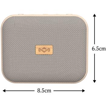 Marley колонка EM-JA026-SB, 5Вт, 14ч, Bluetooth, беспроводная, водонепроницаемая, портативная, черная (EM-JA026-SB)