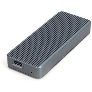 Digitus корпус для SSD DA-71157, 20Gbps, USB-C 3.2, M.2 NVMe, алюминий, 1 x внутренний M.2 2230/2242/2260/2280 (DA-71157)