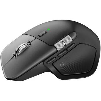 Logitech MX Master 4 pele 910-007562, 8000 DPI, 7 pogas, Bluetooth, USB, 10 m bezvadu diapazons, 650 mAh akumulators (910-007562)