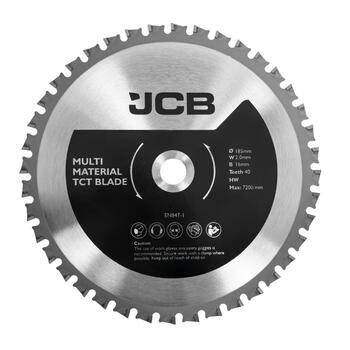 JCB JCB-18PCS-185 Professional 18V бесщеточная циркулярная пила для резки дерева и плит 185мм глубина реза 60мм алюминиевая подошва (JCB-18PCS-185)