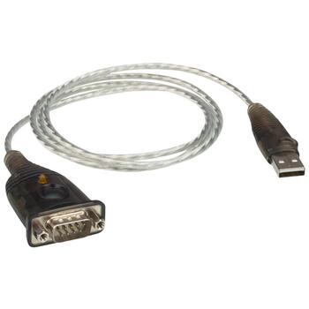 Aten USB к RS-232 адаптер UC232A1-AT, 1м, 921,6 Кбит/с, индикатор LED, пластик (UC232A1-AT)