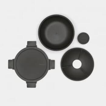 Brabantia Make & Take салатник 206344, 1.3л, пластик, герметичный, без BPA, можно мыть в посудомоечной машине (206344)