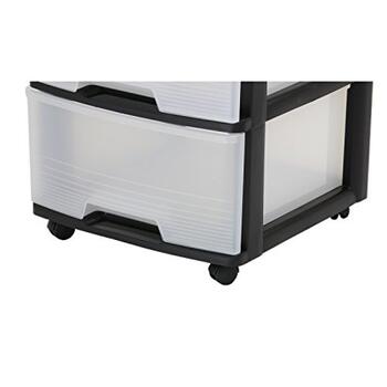 Система ящиков с 5 ящиками 20L Система ящиков 37x39x100см черный / прозрачный 0806770146 CURVER (0806770146)