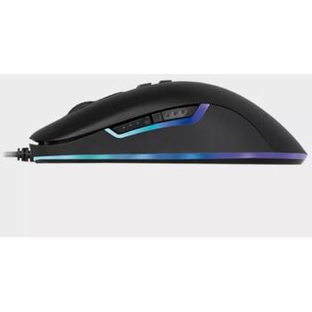 Unknown Brand Мышь MO1ADVANCED, 8000 DPI, 1000 Гц, оптический сенсор, черный, подсветка, для правой руки (MO1ADVANCED)