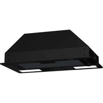 Gorenje BHI681EB tvaika nosūcējs, 58 cm, 370 m³/h, mehāniskā vadība, LED, melns, D klase (BHI681EB)