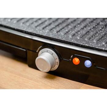 Zelmer ZPR2000 контактный гриль, 72104702P, 2200W, 2 позиции, 290x230mm, антипригарный, сталь/пластик, поддон для жира (72104702P)