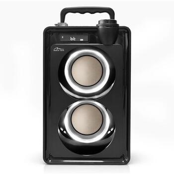 Media-Tech Pārnēsājamais skaļrunis MT3186, 30W RMS, 900W PMPO, 80-20000Hz, Bluetooth 5.3, FM radio, MP3, microSD, USB, USB-C, AUX (MT3186)