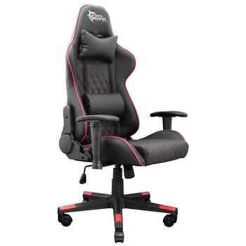 White Shark RACER-TWO Игровое кресло, RACER-TWO, 69cm, 54cm, 127-134.5cm, черный и красный, 120kg, поддержка головы (RACER-TWO)